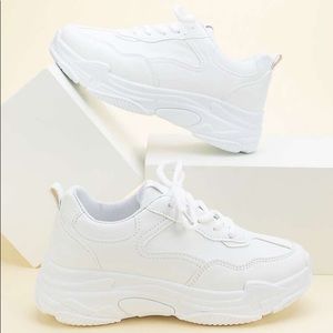 Lace up chunky sneakers